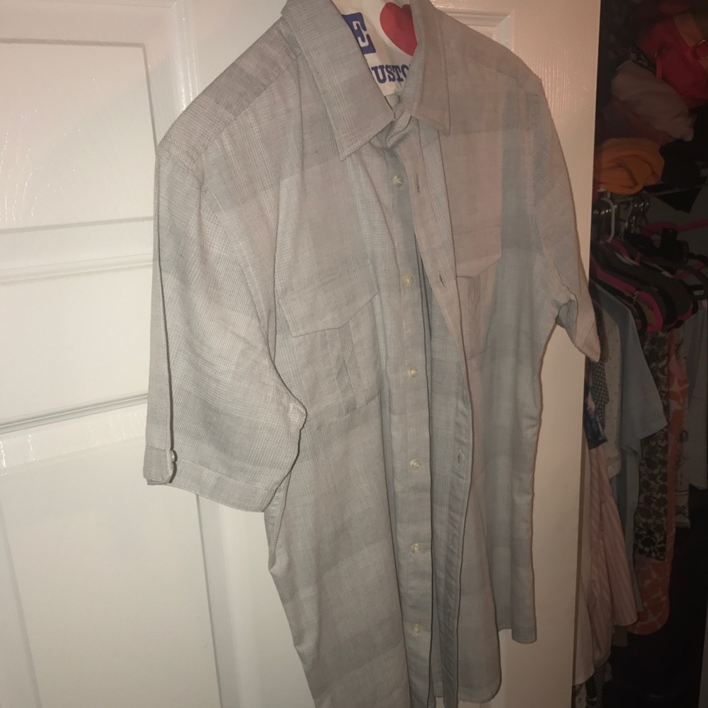 Gray button down - Picture 2 of 2